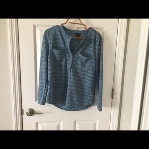 Ann Taylor blue top